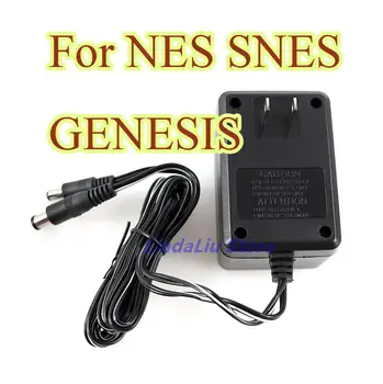 10 бр. сменяеми ac адаптер 3 в 1, штепсельная вилица САЩ, блок за захранване, зарядно устройство, кабел за зареждане кабел за NES, SNES, SEGA Genesis