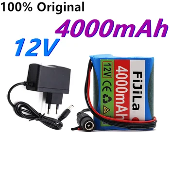 100% Origin 12,6 В 4000 mah 18650 Литиево-йонна акумулаторна батерия за камери 3A Батерии + 12,6 В Зарядното устройство ЕС САЩ + Безплатна покупка