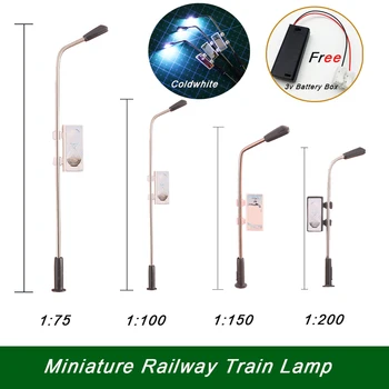 10шт 3V Led модел Лампа жп влакове 1:75 1:100 1:150 1:200 Архитектура Улично Осветление Оформление на Сградата Diy Модел на Вземане на Диорами
