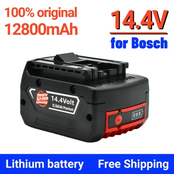 14,4 v 12800 ма Литиево-йонна акумулаторна батерия за акумулаторни Електрически бормашини-шуруповерта BOSCH BAT607 BAT607G BAT614G