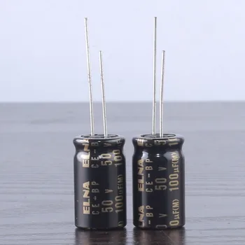 2 елемента кондензатори Elna RBD 100 uf 50 На аудио серия биполярно кондензатори