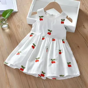 2023 Ново детско цельнокроеное лятна рокля за момичета