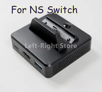 20PCS Портативна поставка за телевизор Dobe USB 3.0 За NS Switch, което е съвместимо с HDMI за Конвертиране на видео карта TV Type-C, Поставка За Зарядно устройство