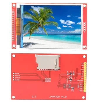 3, 2-инчов 240*320 TFT LCD дисплей Модул Платка контролер в Комплект с Държач за карти