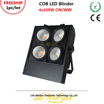 4 * 100 W COB led blinder за осветяване на сцена в закрити помещения с 4 очи COB Performance Light