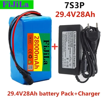 7s3p 24V 28000Ah 18650 Batterie Lithium-Batterie 29,4 V 28000mAh Elektrische Fahrrad Moped/Elektrische/li ionenAkku mit ladegerät