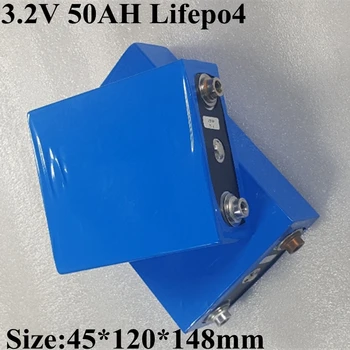 8шт 3.2 В 50Ah LiFePO4 Батерия за Захранване на Акумулаторни батерии САМ за Съхранение на Слънчевата Енергия Домашен Склад на UPS Телекомуникации