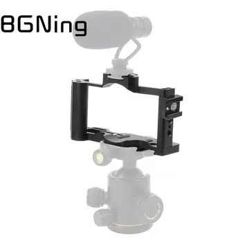 BGNing Алуминиева Рамка, Монтиране на камери за Sony ZV1 Стенд с монтиране Arri За студено башмака с отвор за винта 1/4 