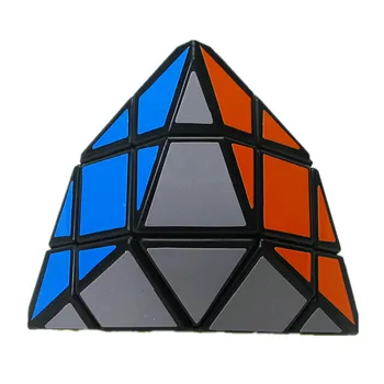 DianSheng Забавни Четырехугольный магически Куб в четириъгълна Форма Квадратна пирамида Cubo Magico Забавни играчки за Рожден Ден, Коледни подаръци