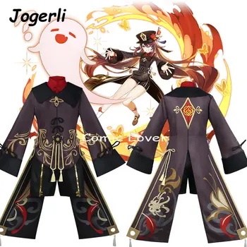 Jogerli Genshin Impact HuTao Костюми за cosplay, детски дрехи за ролеви игри, костюм на героя Лолита
