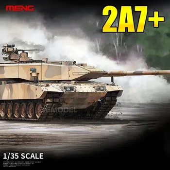 Meng TS-042 1/35 Немски основния боен танк Leopard 2A7 + Пластмасов монтаж, дизайнери, Колекция хоби 
