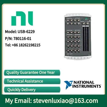 NI USB-6229 780116-01 32- начин на AI (16 бита, 250 ченге/с), 4-лентов AO (833 ченге/с), до 48-полосного DIO, многофункционално устройство, входно-изходни USB