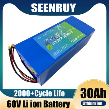 SEENRUY E-bike Battery 60V 30Ah Литиево-йонна батерия 50A BMS, Защитено С Висока Мощност на Изхода 30000mAh Комплект За Преобразуване на Мотора