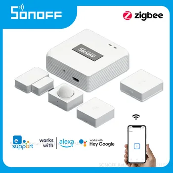 SONOFF ZBBridge Интелигентен Превключвател Wi-Fi/Движение/Температура и Влажност на въздуха/Сензор врати ZigBee3.0 дистанционно управление Работи с Алекса Google Home