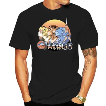 Thundercats/ мъжка тениска със забавна анимационным ТЕЛЕВИЗИОННИ предавания, мъжки и дамски тениски с къс ръкав, свободни дишаща тениска с графичен дизайн, ежедневни блузи, мъжки Дрехи