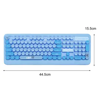 USB Клавиатура мишка Безжична комбинация за вашия десктоп на лаптопа 2,4 G Безжична цифрова клавиатура за момичета и