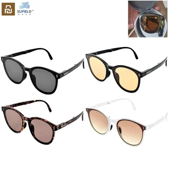 Youpin Supield, мъжки и женски слънчеви очила, Сгъваеми Слънцезащитни продукти, Нови Модни Слънчеви очила UV280 със защита от ултравиолетови лъчи, на слънчеви очила за шофиране на пясъчния плаж