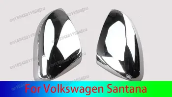 Автоаксесоари За Volkswagen Santana 2017-2019 ABS Хромирана Капачка Огледало за Обратно виждане Със Защита От надраскване Украса