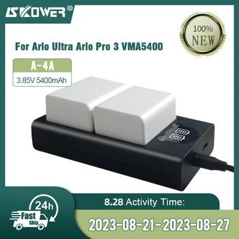 Акумулаторна Батерия Камера A-4A 3,85 V 5400mAh За камерата Arlo Ultra/Ultra 2/4K Ultra Netgear Arlo Pro 3 Arlo Ultra VMA5400