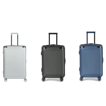 [В наличност в САЩ] Пътен куфар от ABS-пластмаса, с капаче, твърд багаж с въртящи се колела, куфар 20/24/28 см