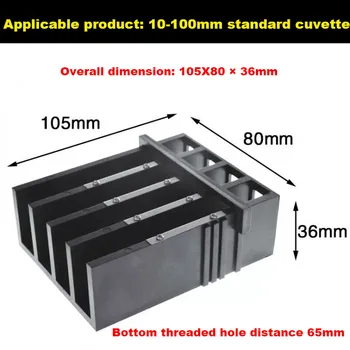 Вградена висококачествена пластмасов поддържаща рамка за епруветки със слот за карти 10-100 mm Стандартна първо