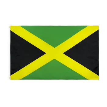 ВЕРТИКАЛЕН 90x150 см, Национален флаг на Ямайка за украса