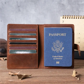 Висококачествени Корици за паспорти от телешка кожа, Корица за документи, притежател на паспорт, лична карта, Титулярът на самолетния билет, Аксесоари за пътуване