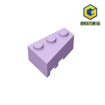 Градивен елемент на Gobricks GDS-595 ДЯСНАТА КЕРЕМИДИ ЗА ПОКРИВИ 2X3 е съвместима с 6564 детски играчки в събирането на