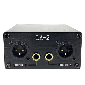Изолатор възвратно аудио 6.35 Корона миксер XLR за премахване на звуково ток, филтър акустични шумове LA-2