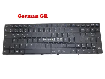 Клавиатура за лаптоп SKIKK 17EJ87 с рамка Нова черна немска GR с подсветка
