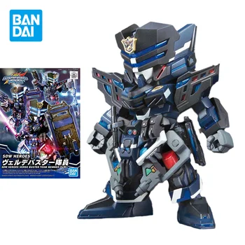 Комплект модели Bandai Gundam аниме-фигурки SDW HEROES VERDE МОМЧЕ, фигурки на членовете на екипа, играчки, Коледни подаръци за деца