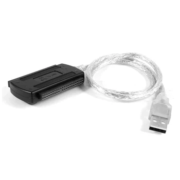 КОМПЮТЪР с USB 2.0 SATA IDE 40-пинов кабел-адаптер за твърд диск 2,5 3,5
