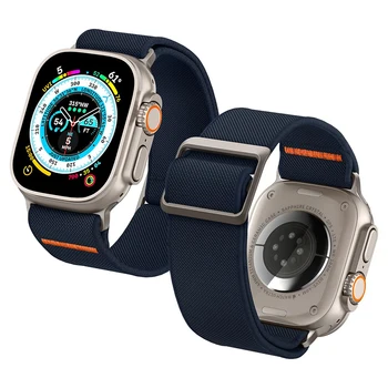 Луксозен Брендовый Дизайн, каишка Силикон за Apple watch Band 49/45/44/42 мм 41/40/38 мм, с гривна на китката iwatch Series 3 4 6 7 8 SE Ultra