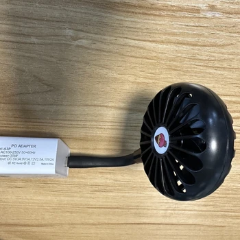 Малък и мощен USB-мини вентилатор Type-C за горещите летни дни, мощни вентилатори