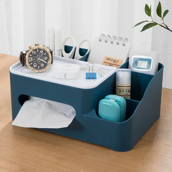 Многофункционален творчески бюро в скандинавски прост стил, Хартиена кутия, Домашен масичка за кафе за всекидневната, Кутия за съхранение на аксесоари