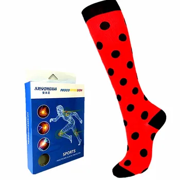 Многофункционални мъжки и дамски чорапогащи с вълнообразен печат, професионален медицински компресия чорапи за предотвратяване на разширени вени