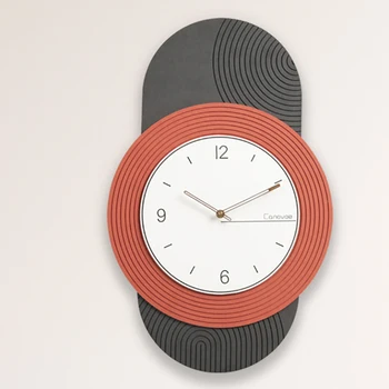 Модни Уникални стенни Часовници Естетическо изкуство Кухня творчески стенни часовници детски дизайн Horloge Murale Room Decorarion GXR45XP