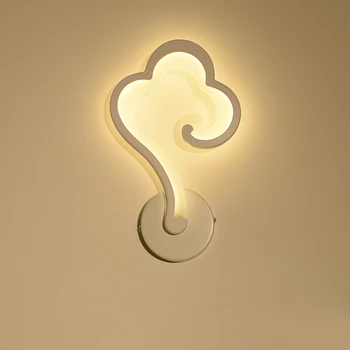 Монтиран на стената лампа, модерни светодиоди, монтиран на стената лампа във формата на облак, осветителни тела за прикроватной нощни шкафчета, коридор, стена за домашно осветление, Орнаменти