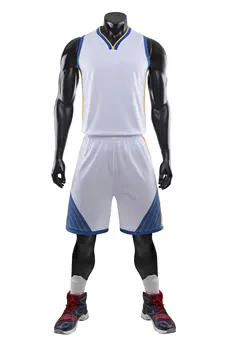 Мъжки баскетболен майк, висококачествени модни къси панталони, спортни облекла, униформи с индивидуален лого, Свободни дишащи спортни комплекти