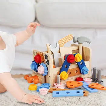 Набор от инструменти за играчки, Набор от Строителни Играчки, колекция от Инструменти за Деца с Кутия за Инструменти за Момчета