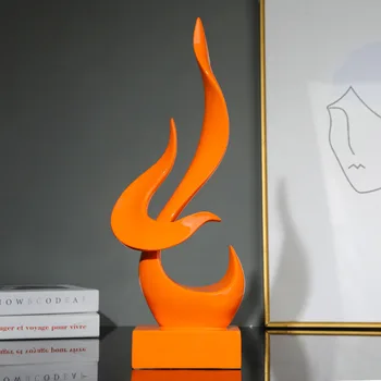 Огнени фигури Статуя от смола Начало декор Украса винен шкаф съвременен модел хол Украса стая в дома си