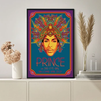 Плакат с принц, плакат с рок музика, стенни живопис, Декорация на дома (без рамка)