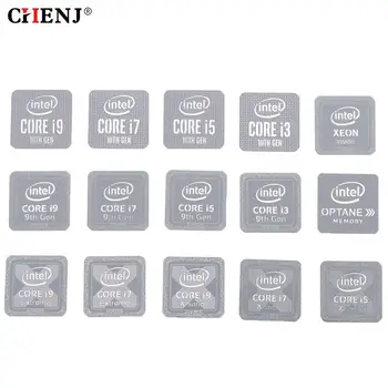 Процесор Intel Core I9 I7 I5 I3 10-то поколение, метален стикер, стикер с логото на лаптоп, на стикер за домашно училище офис лаптоп, стикер на работния плот