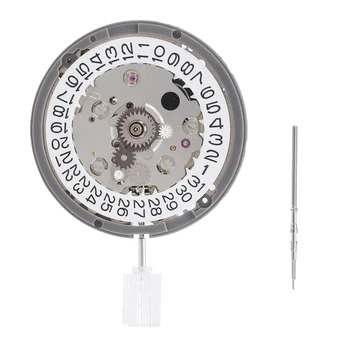 С часовников механизъм NH34 NH34A 3-цифрен календар GMT Механизъм за самостоятелно ликвидация машина за висока точност на механизма на Детайли за часовници