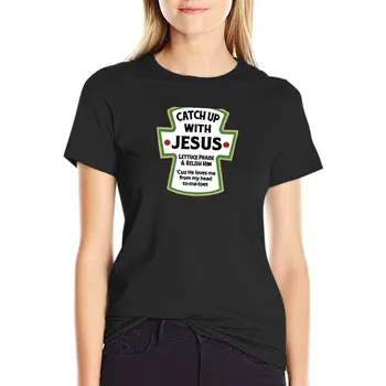 Се изравнят с ИСУС - Тениски с надпис Jesus - I love Jesus, тениски, дамски дрехи, дамски блузи