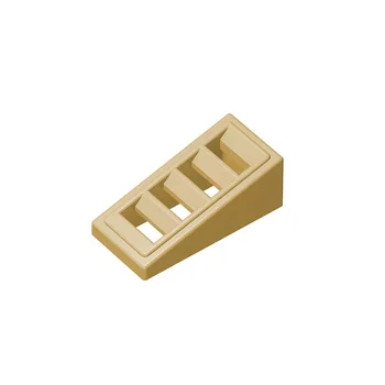 Строителни блокове на EK Съвместими с LEGO 61409 Slope 18 2 x 1 x 2/3 с решетка Технически аксесоари, Детайли на монтажния комплект тухли