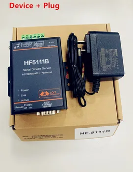 Сървър последователни устройства HF5111B RS232/RS485/RS422 Сериен to Ethernet Безплатен сериен сървър RTOS, достъпен конектор EU