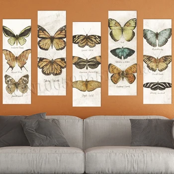 Тапет с HD-принтом, Начало декор, картина с пеперуди и насекоми, плакати, стенни рисунки от PVC, самозалепващи картинки за хол