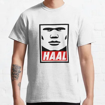 Тениска HAAL # 1, риза с домашен любимец принтом за момчета, мъжки дрехи, мъжки ризи шампион, бързосъхнеща тениска