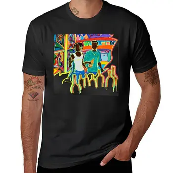 Тениска Menace II Society, однотонная тениска, тениски оверсайз, черни тениски, тениски големи и високи размери за мъже
